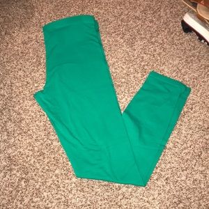 Christmas green leggings!
